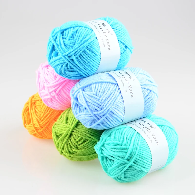 1Pc 25g 50M Milk Cotton For Hand Knitting Yarn Acrylic Yarn Crochet Yarn Crocheting Amigurumi line sweater Blanket  Thread