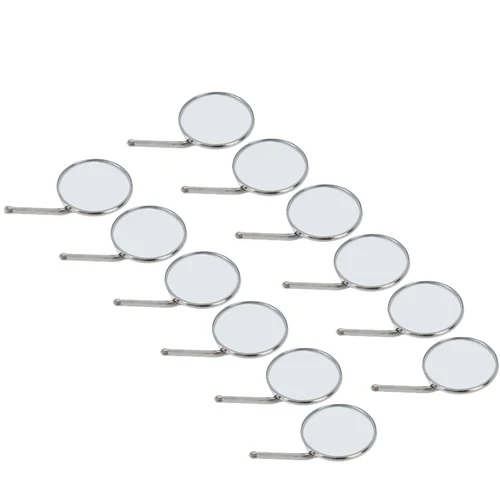 Imagen 2 del producto Mango de espejo bucal Dental, consumibles para limpieza de dientes, herramienta de acero inoxidable