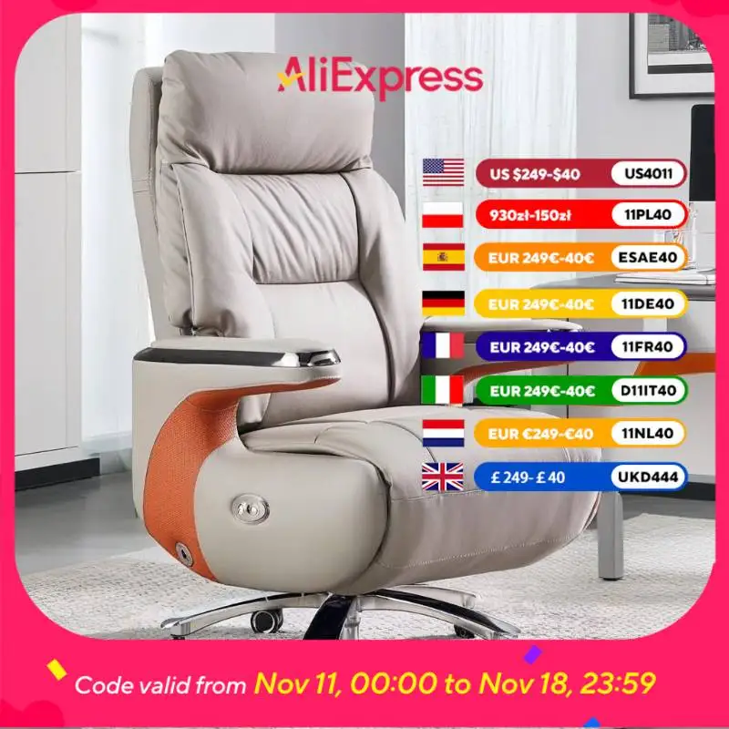 

Comfy Armrest Wheels Office Chair Luxury Elegant Ergonomic Recliner Gaming Chairs Design Relaxing Sillas De Oficina Furniture