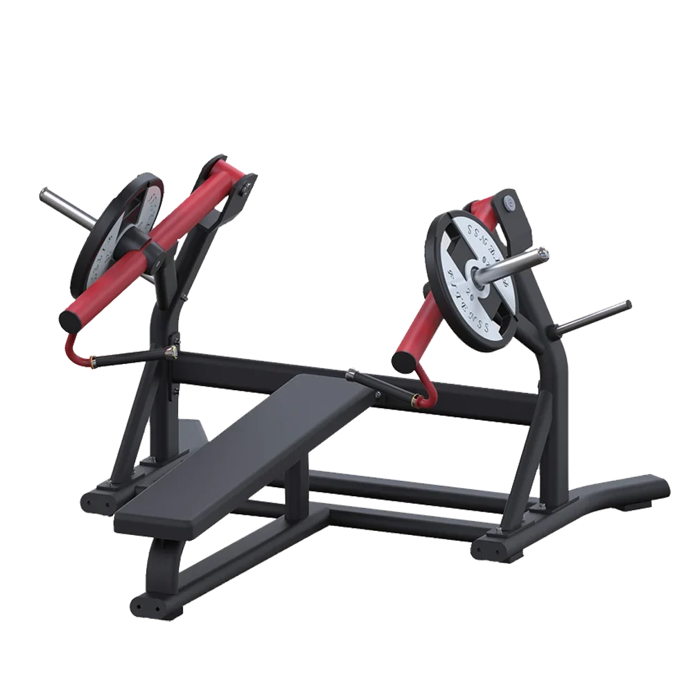 

l Supply fitness equipment best quality plate loading free weight gym equipment horizontal press bench