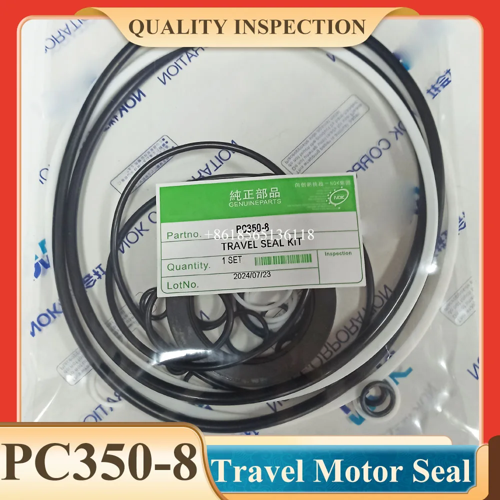 PC350-8 Travel Motor Seal Kit Swing Motor Seal Repair Kit for Excavator Oil Seal O-ring