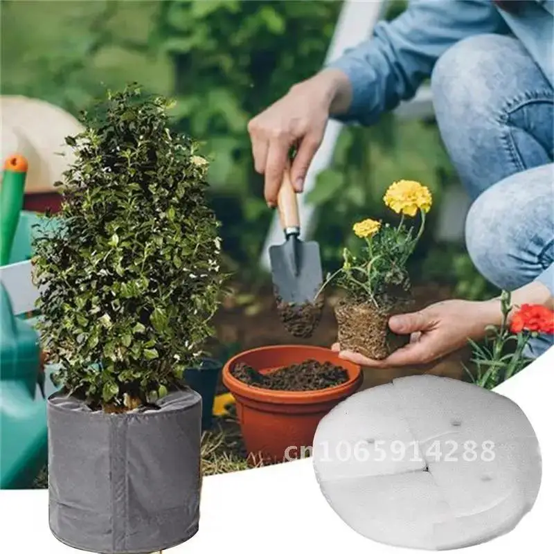 Plant Bag Freeze Protection Winter Shrub Cover Tree Frost Pot Flower Plant Cover Protecting Breathable Warm Blanket Anti-tear