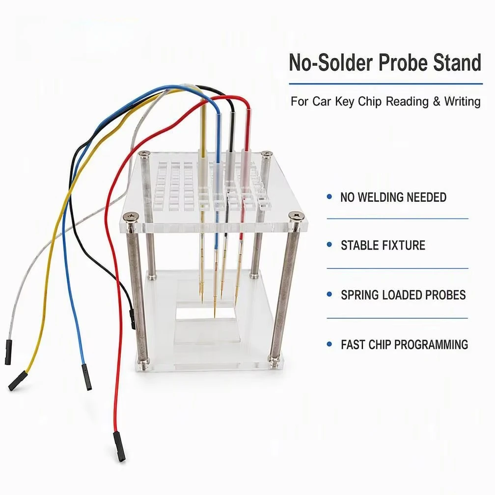 Okey Probe Bracket Programming Stand NXP Chip Read‑Write 5C5D Solder‑Free Key Clamp Data Read‑Write For Multiple Key Chip