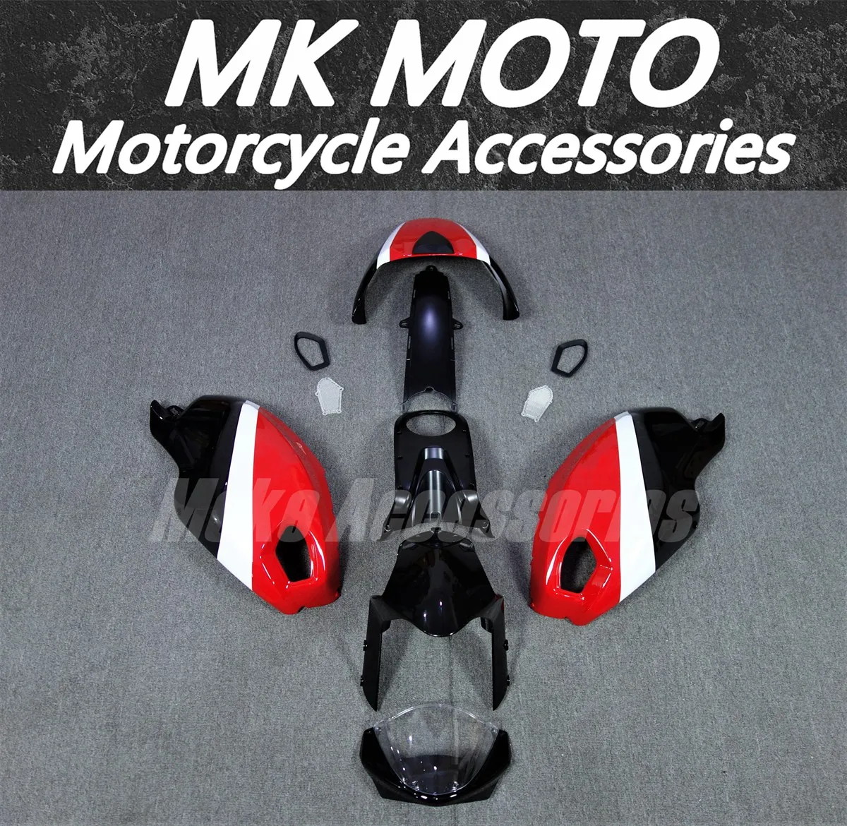 

Комплект обтекателей для мотоцикла, подходит для кузова Monster 696/796/795/m1000/m1100 2009 2010 2011, черный, красный