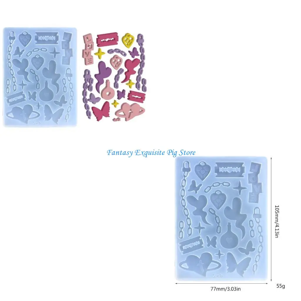 

Наполнитель различные символы бабочка силиконовая форма женский брелок сумка декор плесень