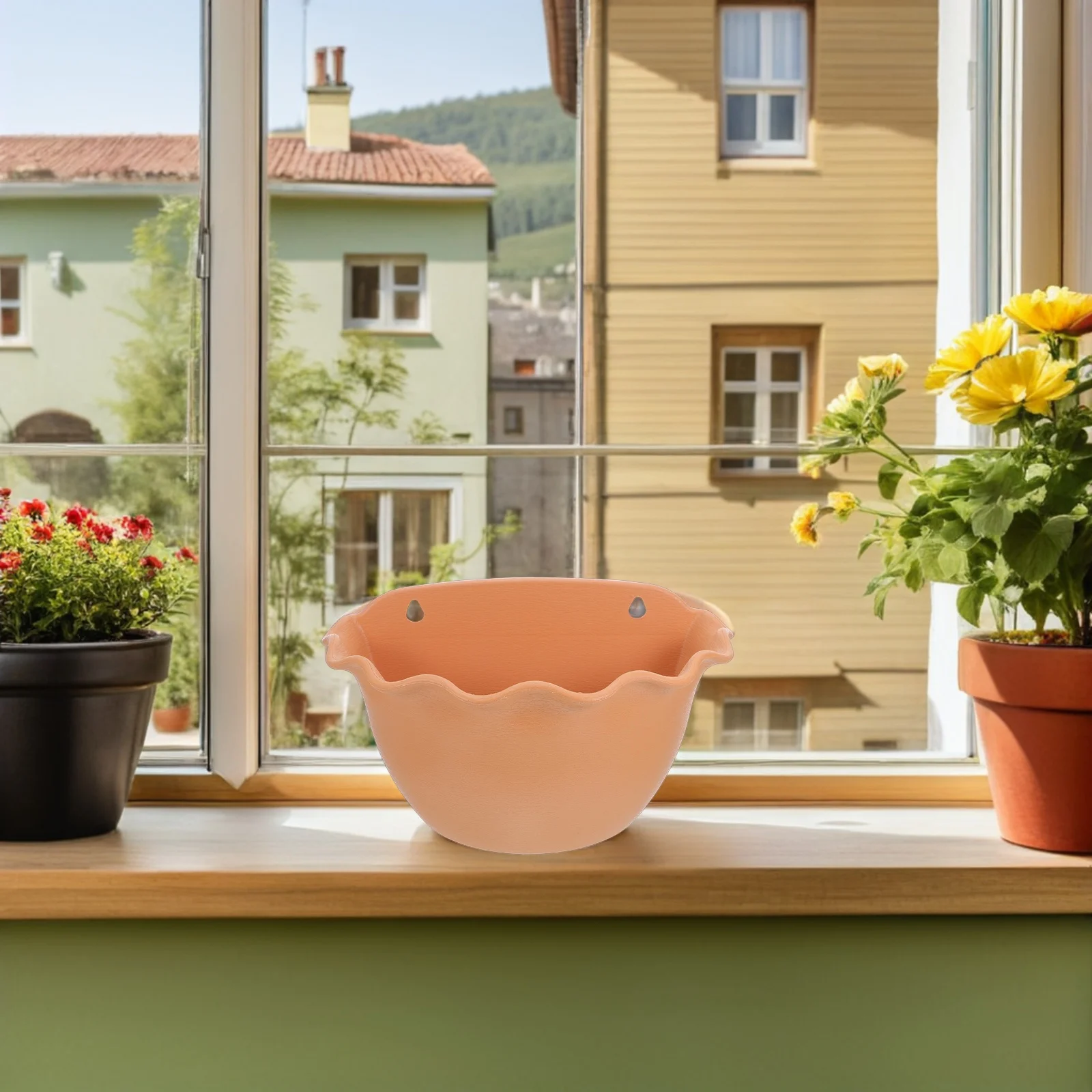 

Semi Circular Hanging Planters Durable Garden Supplies Material Cozy Elegant Space Gift