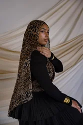 Novo leopardo impresso hijab respirável leve algodão macio rayon viscose tecido modal muçulmano feminino xale hijab cachecol