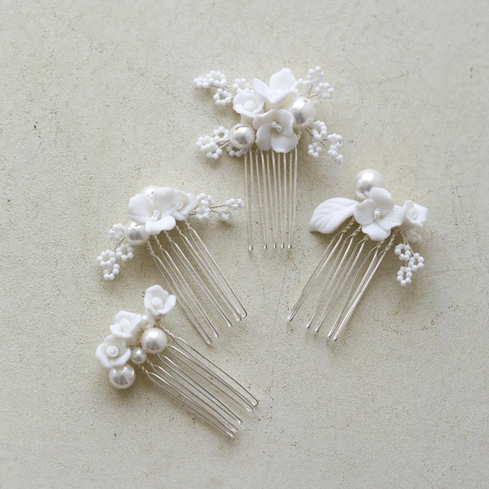 

4PCS Fashion Pearl Hairpins Stick Hair Clip For Women Bridal Hair Accessories Party Headpiece Wedding Hair Clips Jewelry