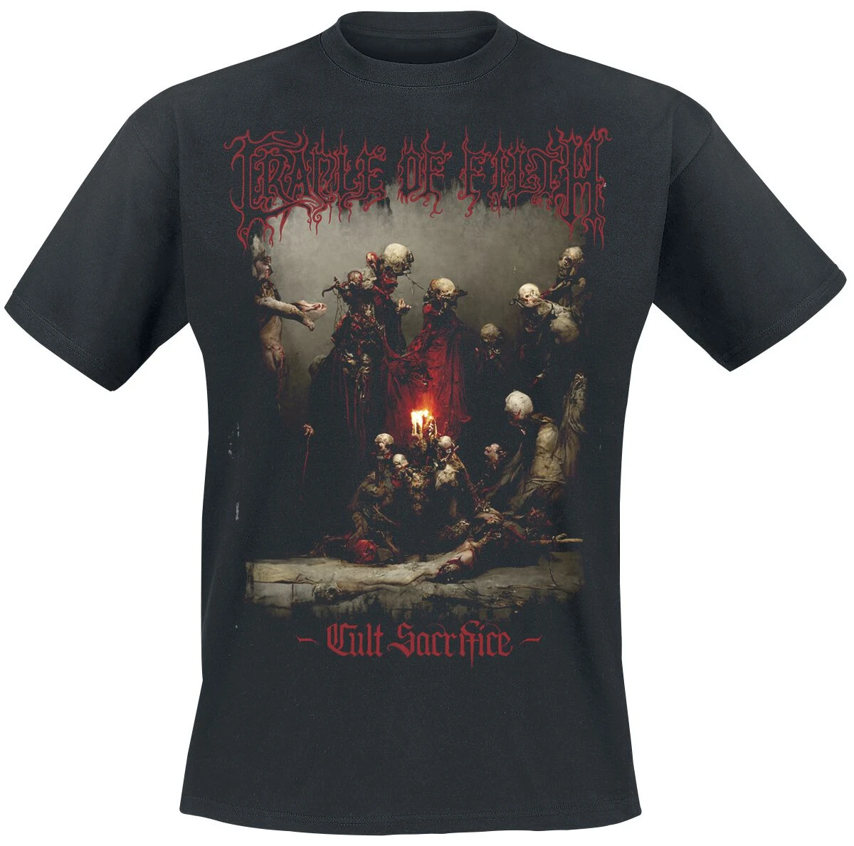 Cradle of Filth Grafik-Baumwoll-Band-T-Shirt, Unisex, Sommer, kurzärmelig, modisches Marken-T-Shirt, luxuriöses, lässiges Vintage-T-Shirt – Detail 5