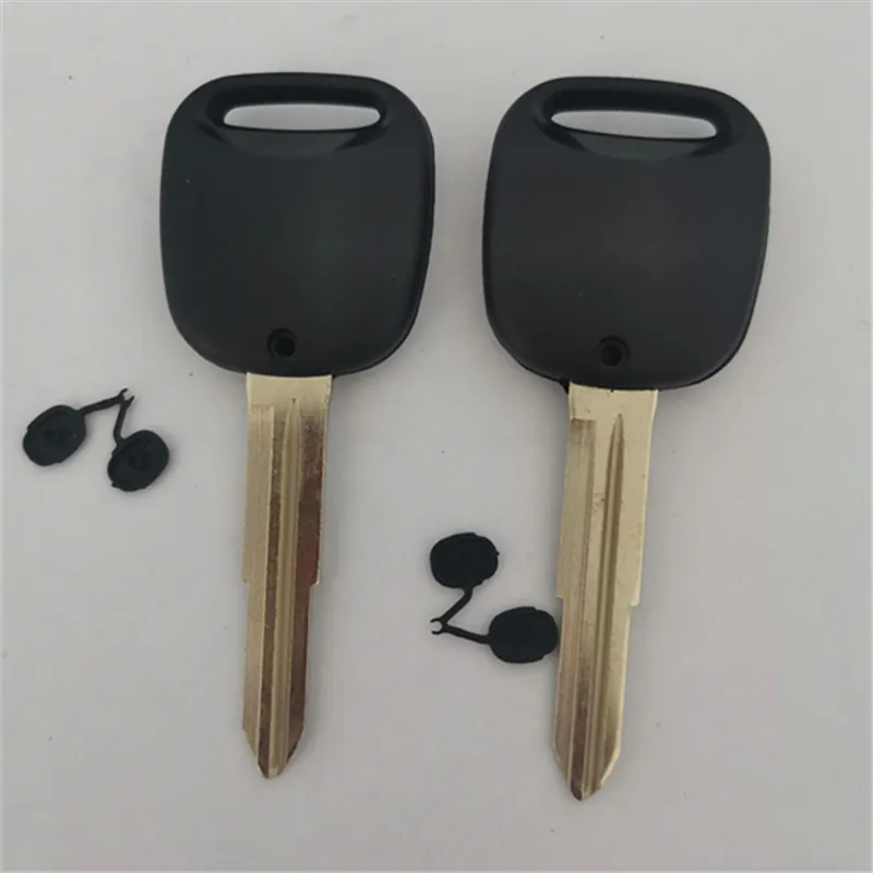 2pcs 2 Button New Replacement Remote Key Shell Case Fob Smart Car Key Housing Cover with Uncut Blade for Daihatsu for Toyota