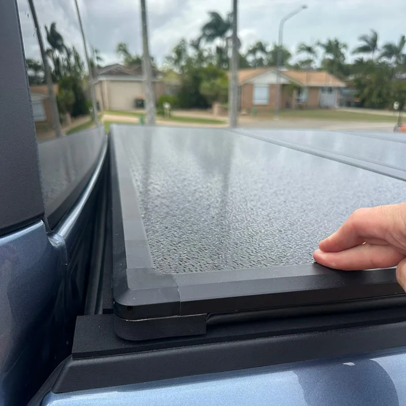 For BYD Shark 2025 Tubs Trifold Soft Top Car Cover Black Universal Fit Soft Car Covers for Protection from the Elements