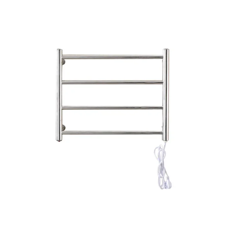 IP56 Electric Wall Mounted Towel Warmer Rail Heated Rack 304 stainless steel Fashion Square towel warmer for NEW