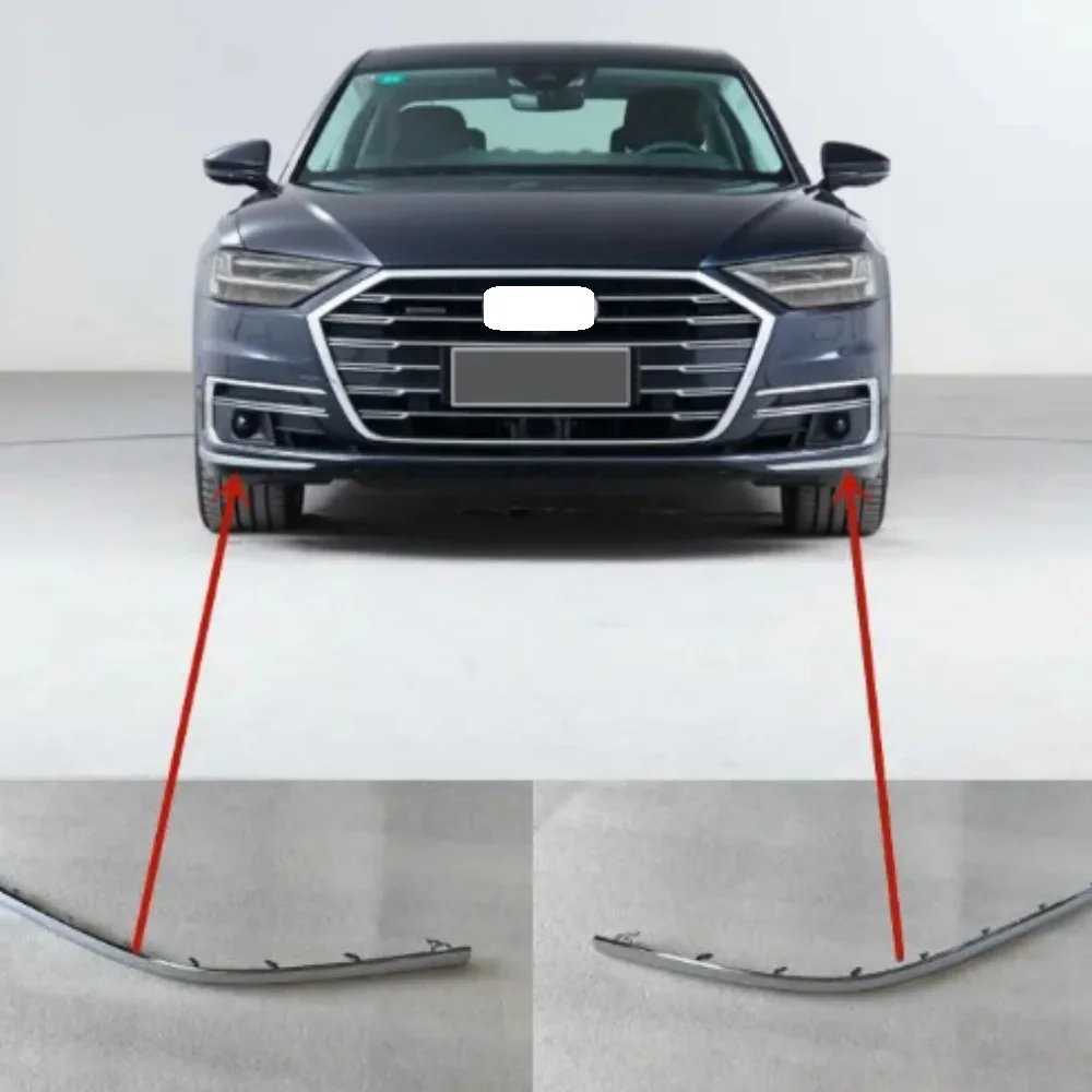 

Передний бампер Хромированная декоративная полоса для Audi A8 D5 PA 2018-2021