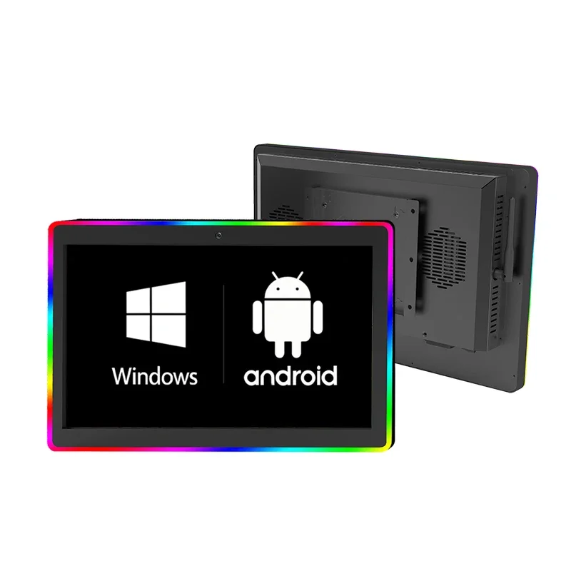 custom NFC/RFID/HID booking system industrial touch screen panel PC 1920x1080 Linux Android meeting room tablet