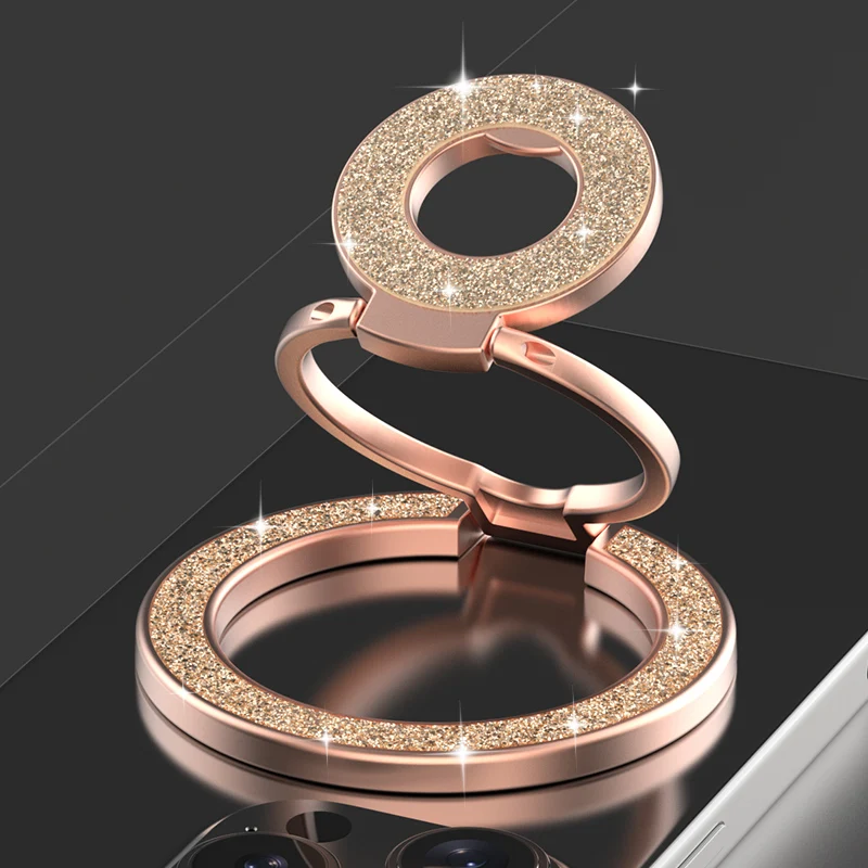 جديد على الوجهين حامل هاتف مغناطيسي حلقة حامل مسنده قبضة المغناطيس ل Magsafe آيفون 16 15 14 13 12 برو ماكس حامل سيارة الصالة الرياضية #1