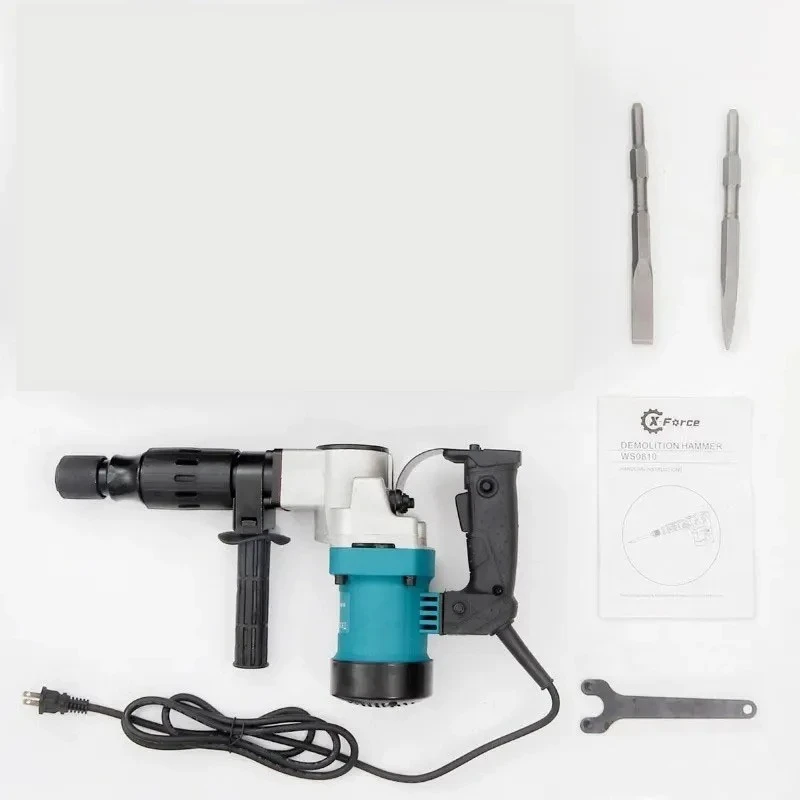 Power Tool Wall Pickaxe Electric Hammer Dual-purpose Impact Electric Electric Pickaxe High-power Concrete Hand-held
