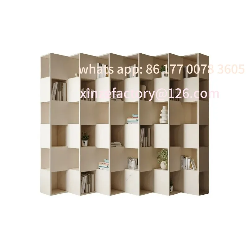 

Customizable Modern bookshelf cabinet bookcases furniture design home office room corner mdf wooden book shelf bookcase