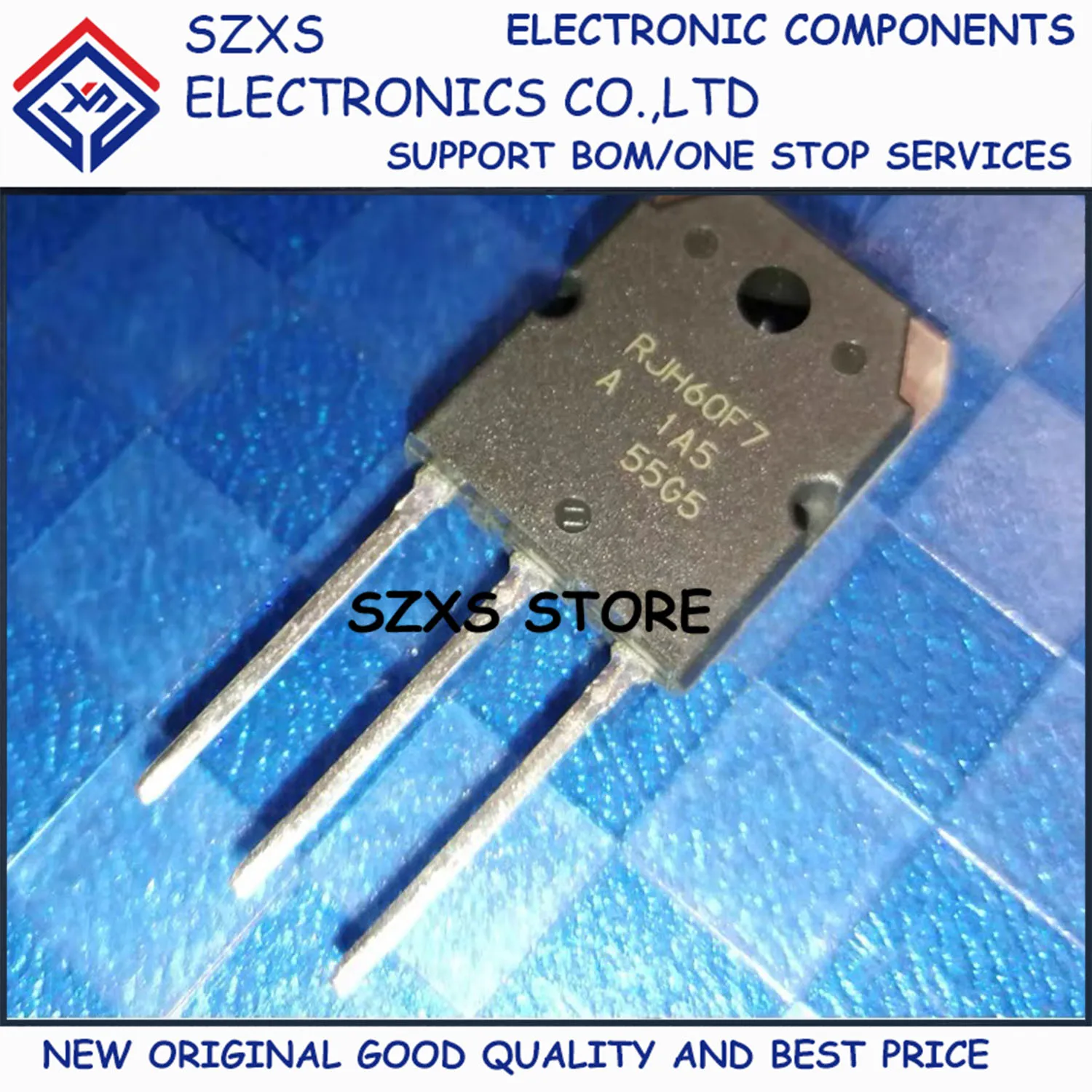 

New Original 10Pcs RJH60F7 RJH60F7ADPK TO-3P 90A 600V IGBT Field-effect Transistor In Stock Electronic Components Good Quality