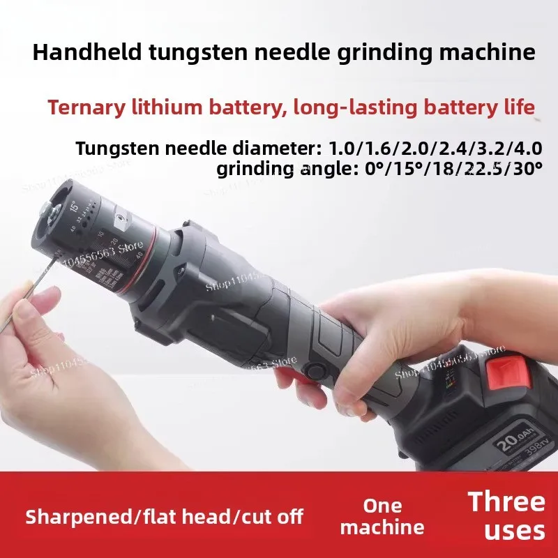 

Handheld tungsten needle grinding machine tungsten rod sharpening machine flat head cutting equipment lithium