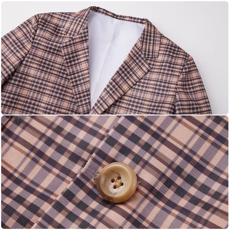 Film Roald Dahl's Matilda the Musical Mr. Wormwood Cosplay Outfit Carnevale di Halloween Costumi natalizi Abito uniforme con cravatta M