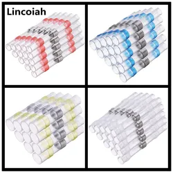 50/10 PCS Solder Seal Wire Connectors - Heat Shrink Solder Butt Connectors - Solder Terminals Kit - Automotive Marine Insulated