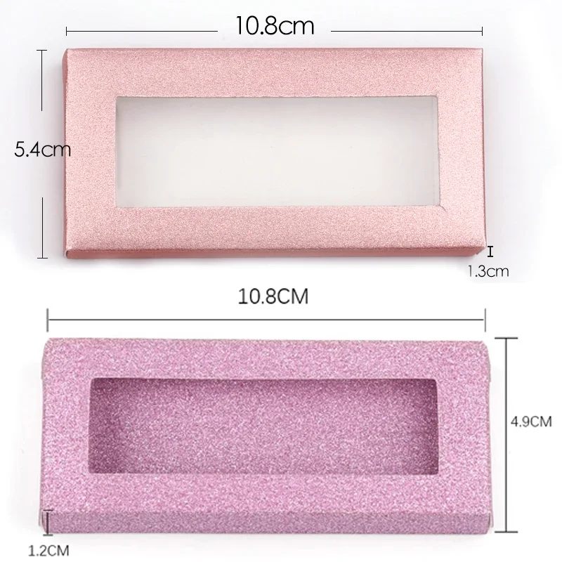 10/100Pcs Wholesale Lash Boxes Packaging with trays Lashes Eyelash Packaging Mink Eyelashes Custom Logo DIY Packages Box