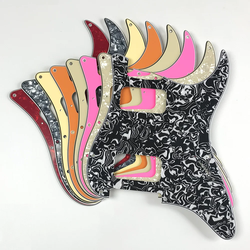 

Запчасти для гитары для США\Mexico Fd St11, отверстия для винтов HH, два роскошных хамбакеров, накладка для гитары Single St, пластина для царапин, узор пламени