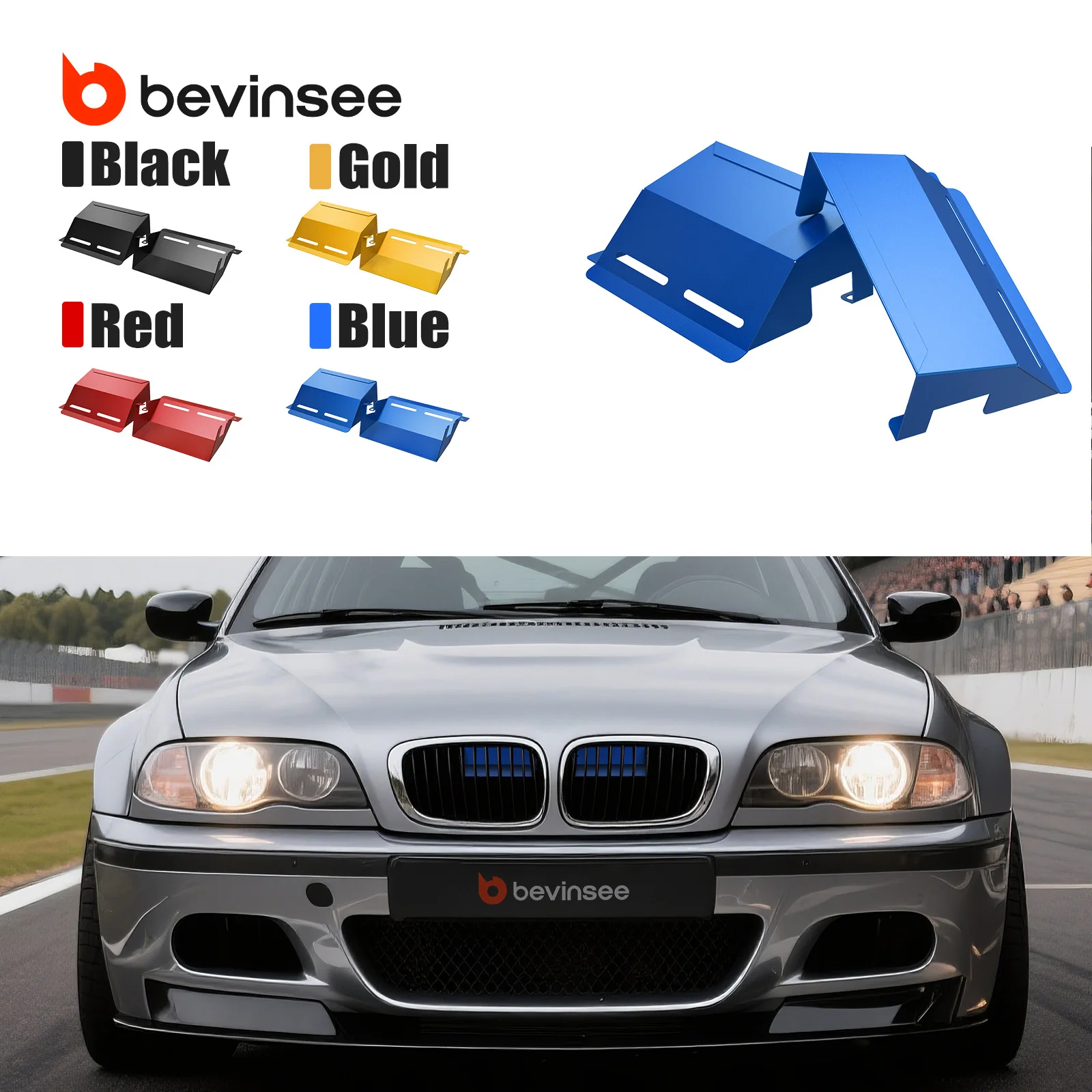 Palas de entrada de aire de aluminio para BMW E90 E92 E93 323i 325i 328i 330i 335i 335d para motor BMW N54 N55 2007-2012