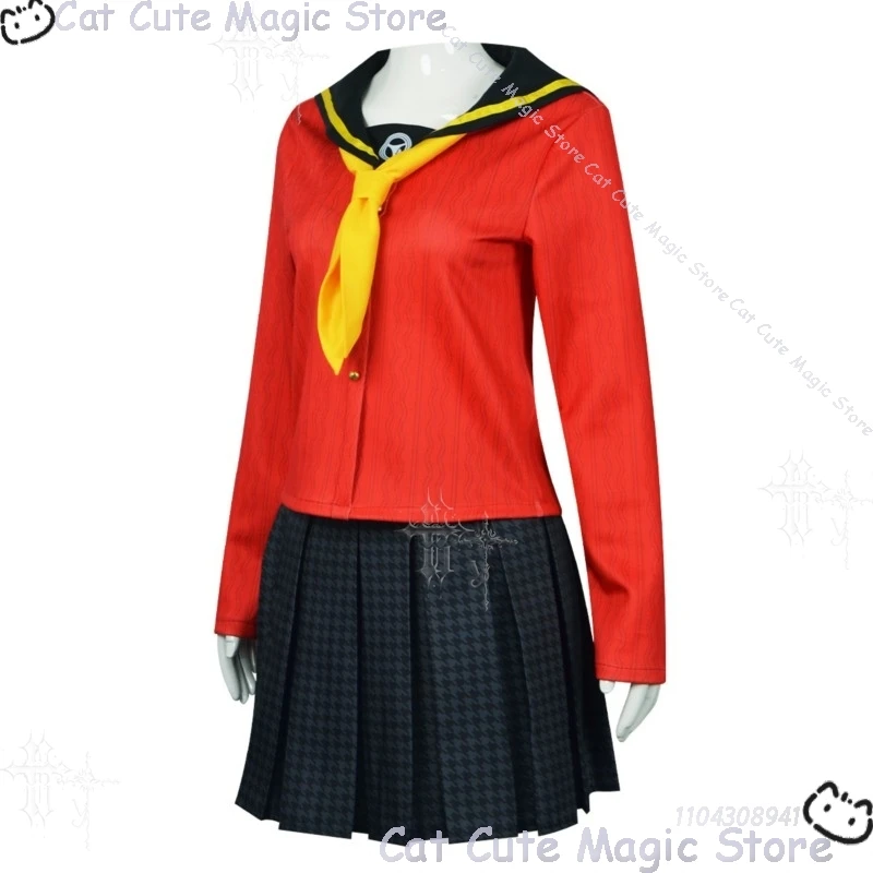 Yukiko Amagi Cosplay Sailor Uniform Full Game Anime Character Outfit Comic Con Halloween Theme Party Campus Fantasy Roleplay Cos view 3