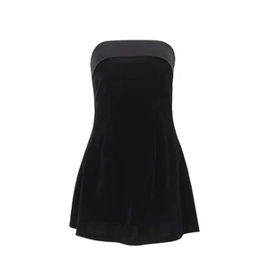 Mini Elegant Dress Sleeve Without Bar, Sexy Bodycon, No Back, Line A, Retro, Night, Club, Party, Women, 2024 6 Main Sales Elegance Dress - №5