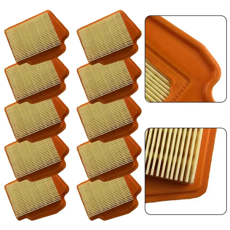ABLJ 10Pcs Air Filter For FS490 FS510 FS560 41481410300 Air Filter Replacement Garden Tools Lawn Mower Repair Parts