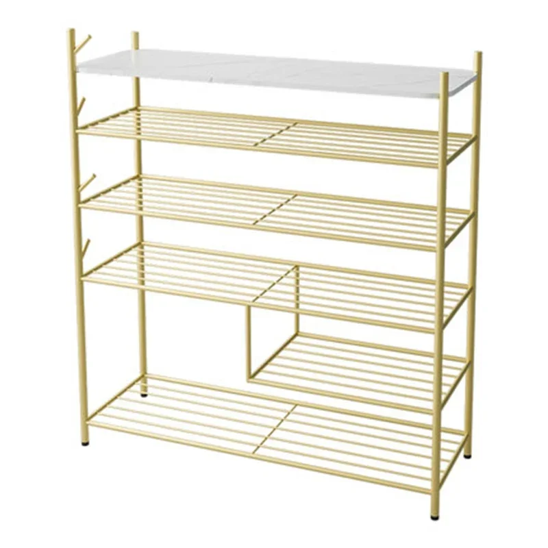 Shoe rack simple doorway shoe rack home indoor good-looking she storage net celebrity small sho cabinet wrought iron shelf