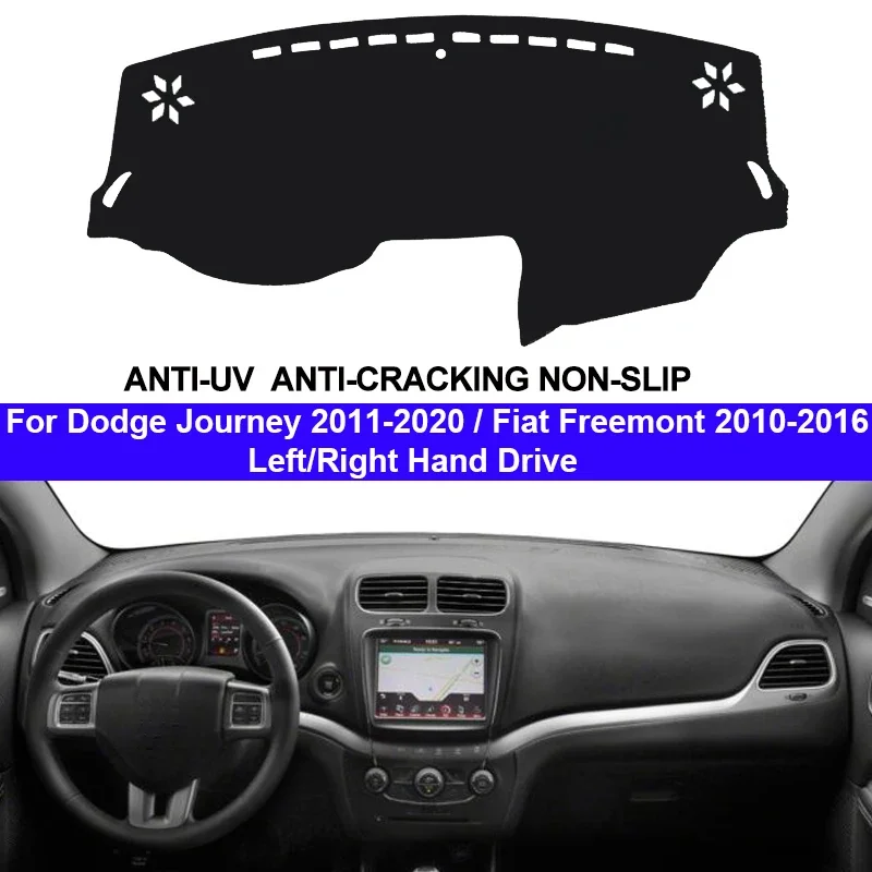 For Dodge Journey 2011-2020 / Fiat Freemont 2010-2016 Center Console Protector Car Dashboard Cover Mat