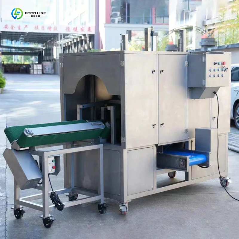 Aangepaste Meloen Fruit Peeling Machine 2025, Volautomatische Efficiëntie Cassave Wortel Gember Aardappel Wassen Peeling Machine