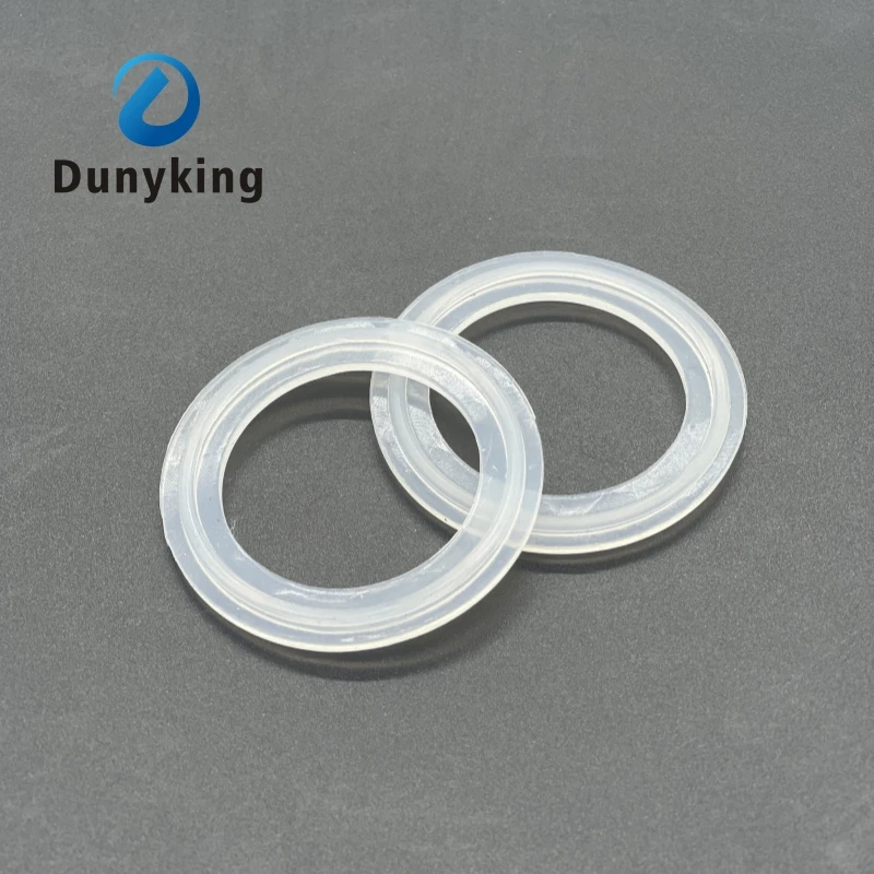 5PCS Fit 19mm-Pipe x 159mm O/D Sanitary Tri Clamp Ferrule Silicone Sealing Strip Gasket Ring Washer For Homebrew Dairy Product