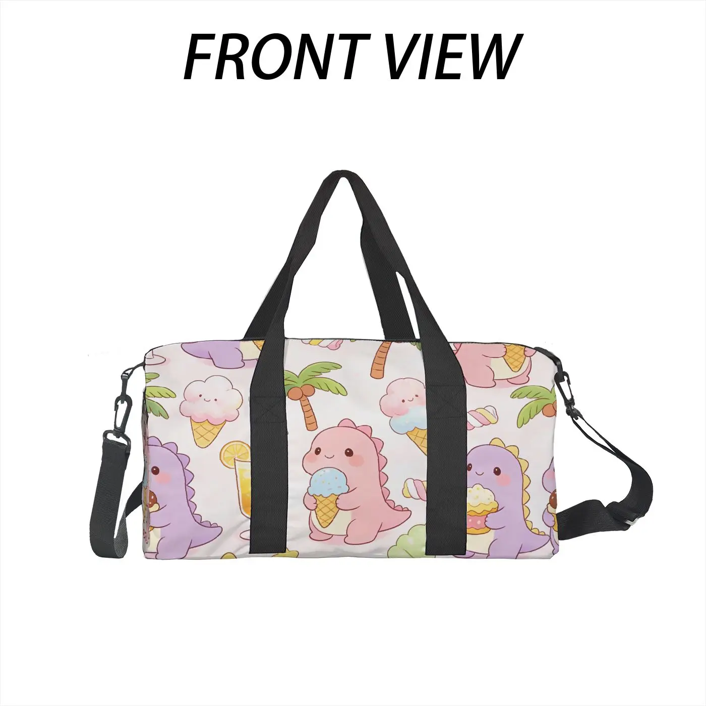 

Dinosaur print Bag, Luggage Bag, Gym Bag, Shoulder Bag, High-Quality, Large Capacity, Fashionable Gift, Casual Travel
