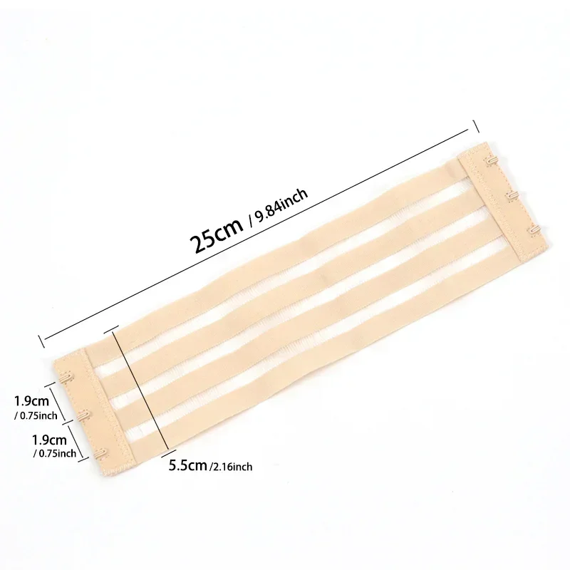 جديد مطاطا غير مرئية النساء عدم الانزلاق مشبك البرازيلي موسع 3 هوك البرازيلي تمديد الملابس الداخلية الأشرطة ل عارية الذراعين الملابس والاكسسوارات