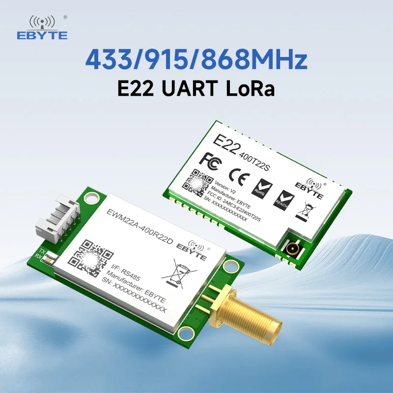 

433/915/868MHz LoRa Module EBYTE E22-T Series SMD DIP 22/30/33/37dBm Stamp Hole SMA-K Wireless Module UART Module