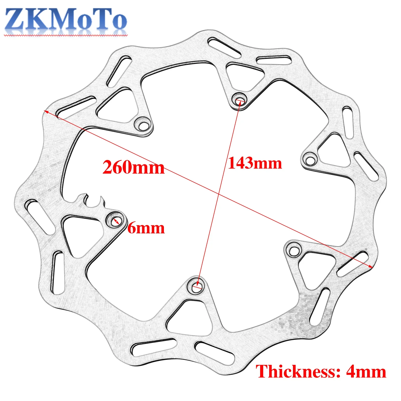 Motorcycle 220mm 260mm Front and Rear Brake Discs For KTM XC XCF XCW SX SXF EXC EXCF TPI Six Days 125-500CC 1994-2022 2023 2024