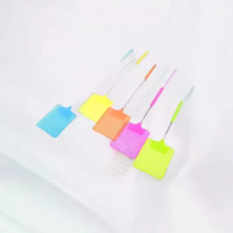 1 Pack Of Fly Swatter Black Creative Mosquito Stainless Steel Expansion Design Repellent Supplies