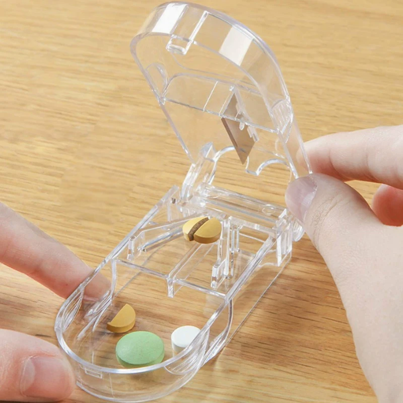 قطاعة الأدوية المحمولة، مقسم الجرعات، صندوق حبوب مريح لسهولة استهلاك الأدوية