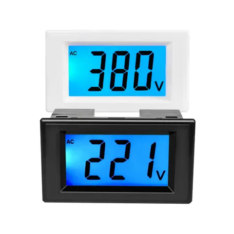 LCD 디지털 디스플레이 AC 전원 전압계 D85-120 컬러 스크린 전압 측정 AC80-500v 디지털 전압 측정기