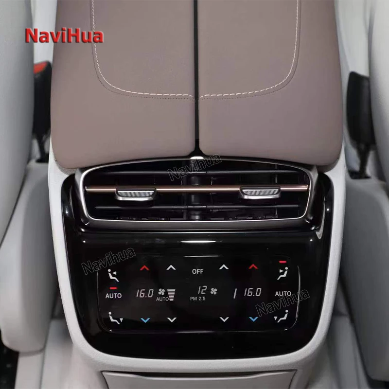 NaviHua Car Rear AC Control Panel Screen Rear Air Conditioner Climate Control for Mercedes Benz S Class C Class EQS GLE EQE GLC
