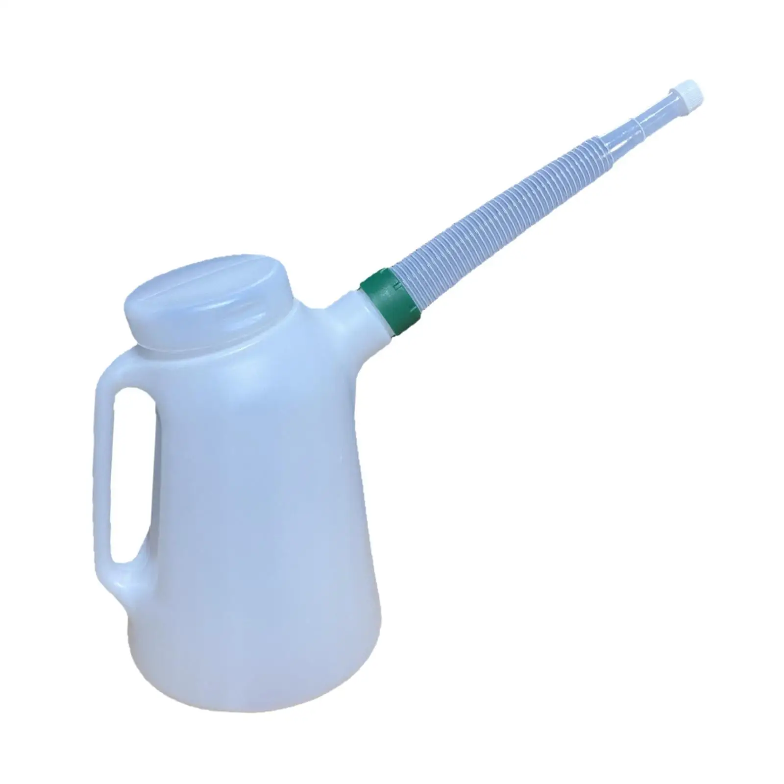 

Oil Jug Oil Measuring Container 5L with Spout Dustproof Lid PP Material for Automotive Car Motorcycle Use