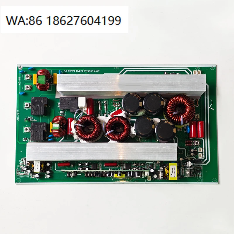 

Custom Hybrid Solar Inverter PCBA 3KW-20KW 12V-96V Adjustable MPPT Pure Sine Wave Equipment
