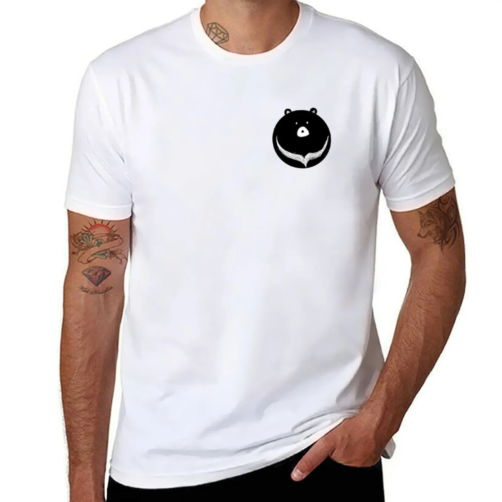 

T-Shirt percent shirt t t personalised for cotton t man soft shirt for Bear man cotton 100 shirts Moon