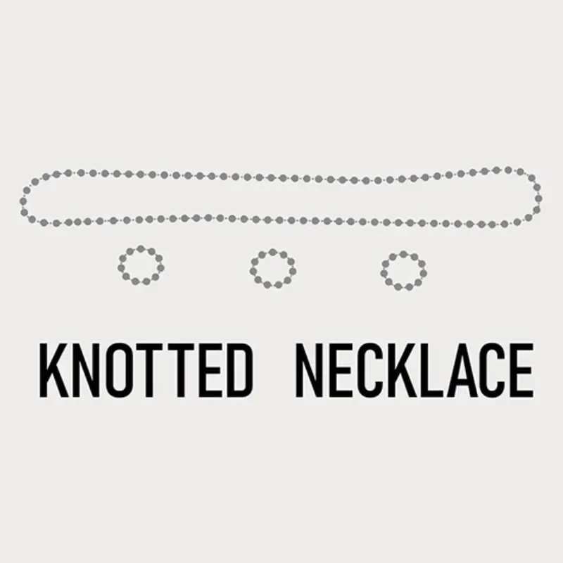 

Knotted Necklace By JT Street Magic Trick Close Up Magic Magia Magie Magica Magicians Prop Accessory Illusion Gimmick Tutorial