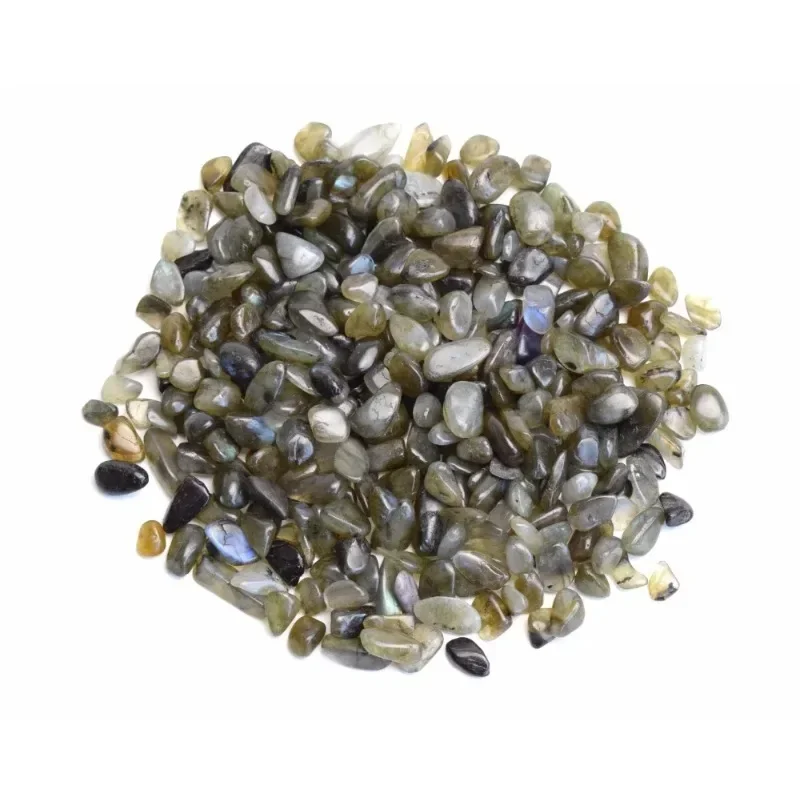 100g Small Size Bulk Natural Semi-precious Stone Labradorite Crushed Stone Reiki Healing Mineral Crystals Chip