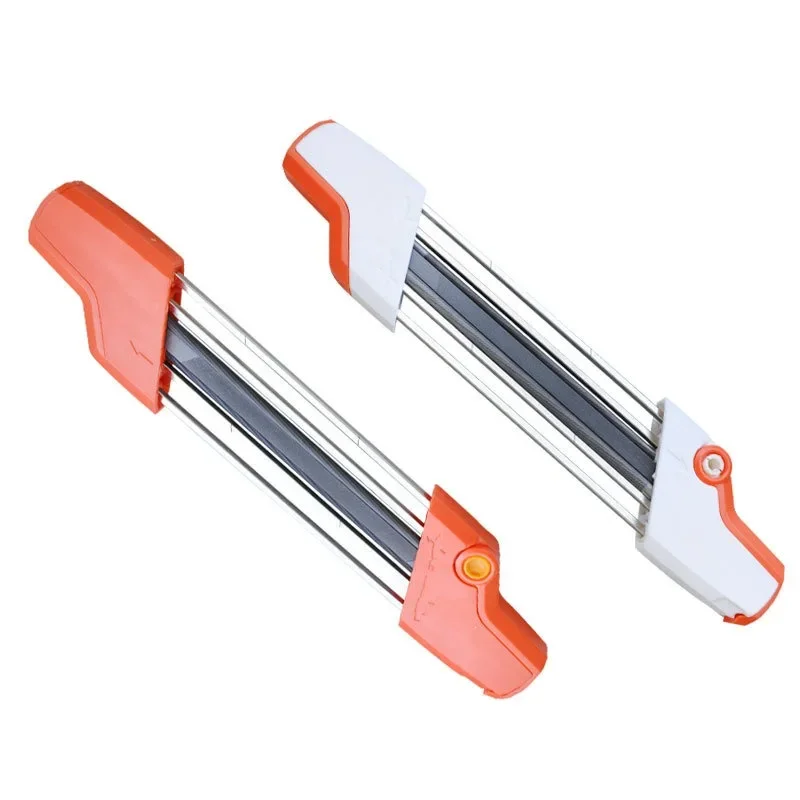 

2 IN 1 Chainsaw Chain Sharpener 4/4.8/5.5mm Rubbing Wood Teeth Manual Chain Grinding File Sharpener Tool