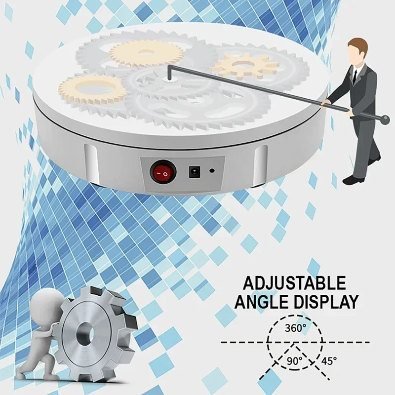 42/52/60CM Remote Control 360 Panoramic Automatic Rotating Display Table 100KG Turntable Photography Backdrop Shooting Booth